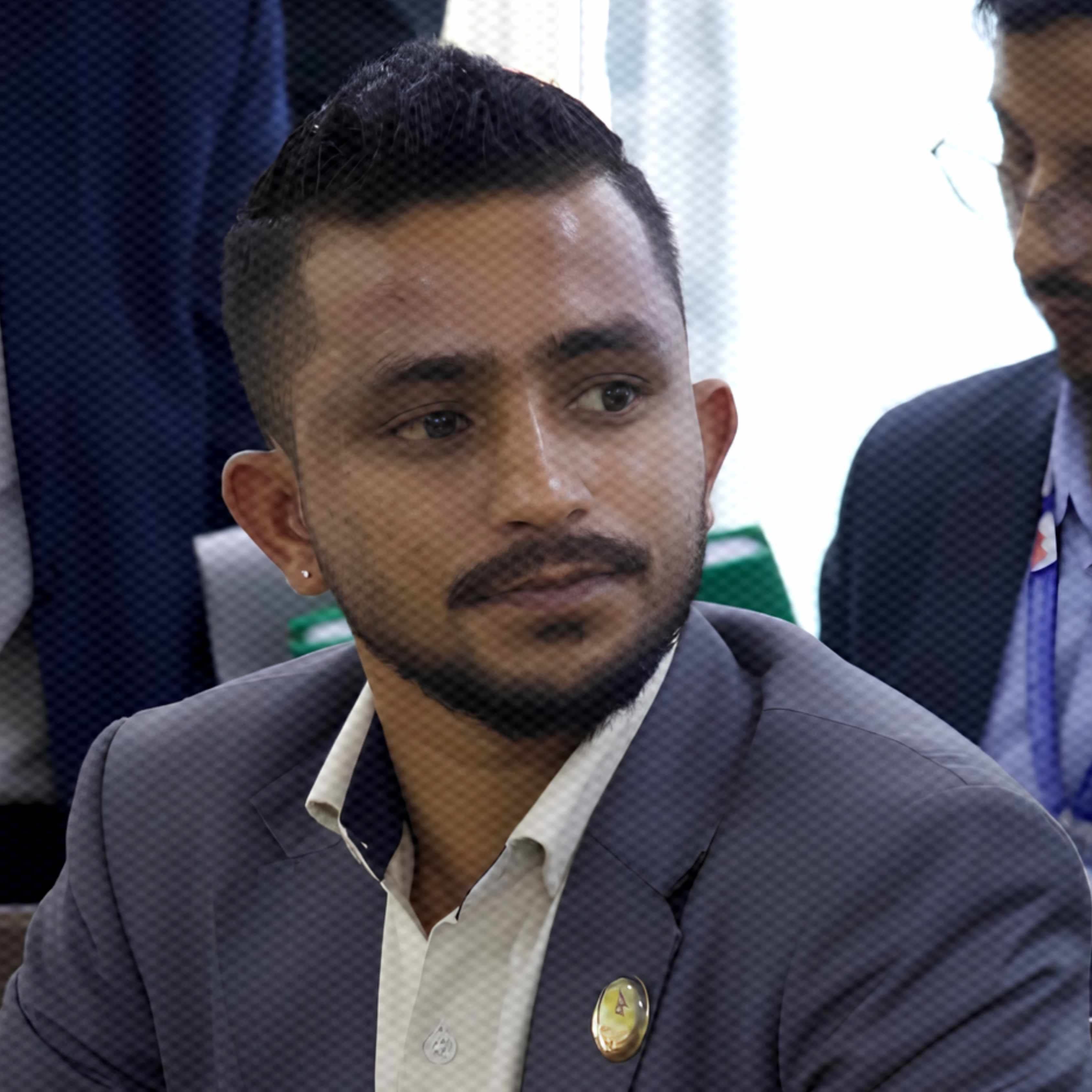 KP Khanal in a parliamentary committee session